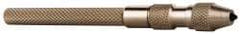 Starrett - 5" Long, 0.04" Capacity, Pin Vise - 5" Long, 0.025" Min Capacity - Exact Tool & Supply