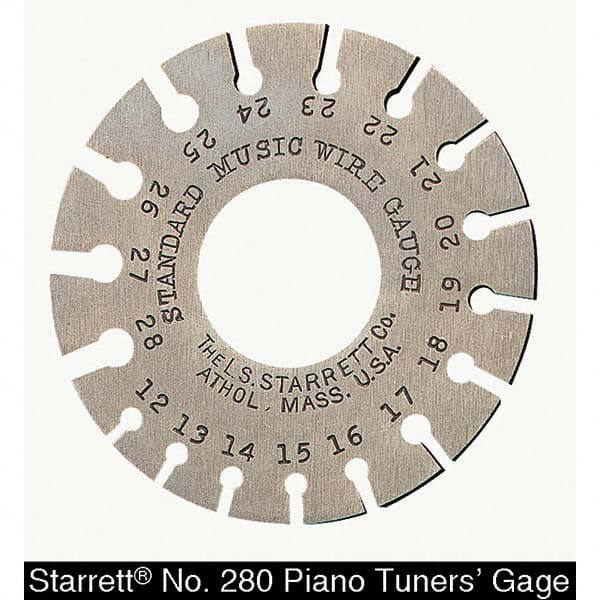 Starrett - Feeler Gages Thickness (Decimal Inch): 0.0625 Leaf Length (Inch): 9/16 - Exact Tool & Supply