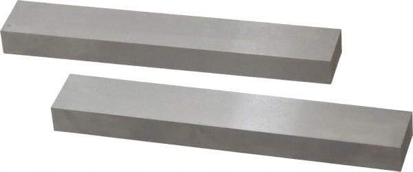 Starrett - 6" Long x 1" High x 1/2" Thick, Tool Steel Four Face Parallel - 0.0001" Parallelism, Sold as Matched Pair - Exact Tool & Supply