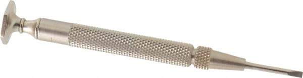 Starrett - 5/8" Blade Length Precision Slotted Screwdriver - 3-3/4" OAL - Exact Tool & Supply