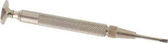 Starrett - 5/8" Blade Length Precision Slotted Screwdriver - 3-3/4" OAL - Exact Tool & Supply