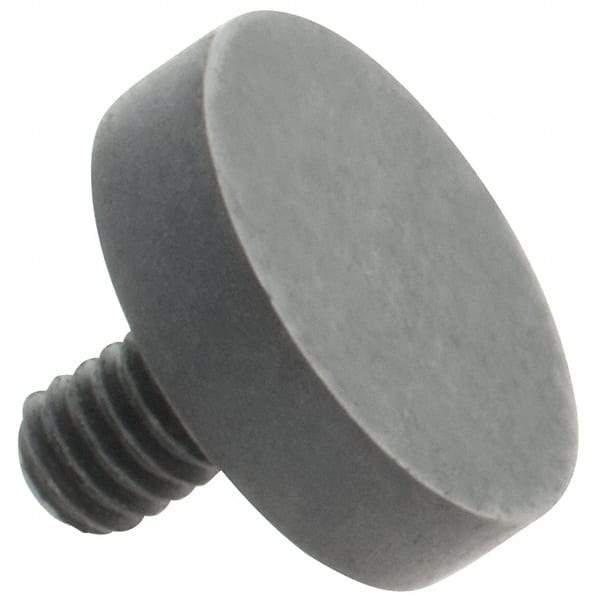 Starrett - #4-48, 3/8" Ball Diam, Steel Flat Contact Point - 3/32" Contact Point Length, Use with 650 & 651 Back Plunger Dial Indicators, AGD Dial Indicators - Exact Tool & Supply