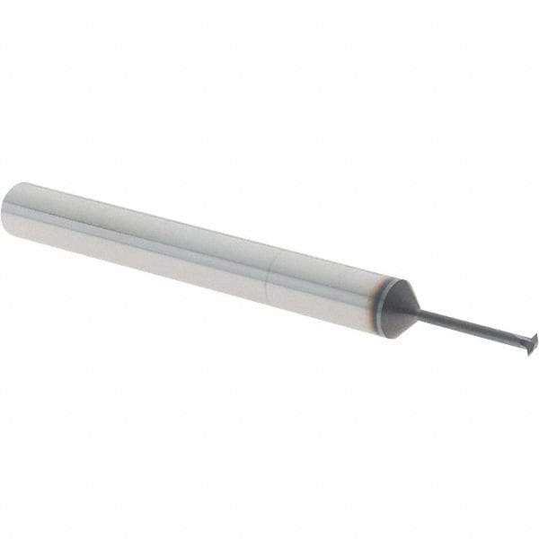 Value Collection - 0 TPI, Internal/External Single Profile Thread Mill - 3/16" Shank Diam, 2 Flute, 3/8" Neck Length, AlTiN+ Finish - Exact Tool & Supply