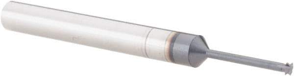 Value Collection - 0 TPI, Internal/External Single Profile Thread Mill - 3/16" Shank Diam, 2 Flutes, 1/2" Neck Length, AlTiN+ Finish - Exact Tool & Supply