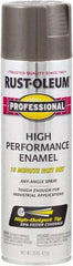 Rust-Oleum - Dark Machinery Gray, Gloss, Rust Proof Enamel Spray Paint - 14 Sq Ft per Can, 15 oz Container, Use on Multipurpose - Exact Tool & Supply