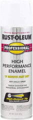Rust-Oleum - White, Gloss, Rust Proof Enamel Spray Paint - 14 Sq Ft per Can, 15 oz Container, Use on Multipurpose - Exact Tool & Supply