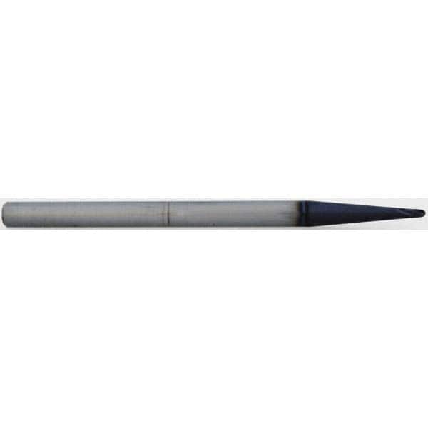 Accupro - 1", 1-1/4" LOC, 1" Shank Diam, 6" OAL, 7 Flute, Solid Carbide Square End Mill - Exact Tool & Supply