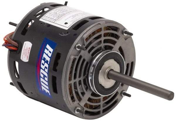 US Motors - 3/4 hp, OPAO Enclosure, Auto Thermal Protection, 1,075 RPM, 115 Volt, 60 Hz, Single Phase Permanent Split Capacitor (PSC) Motor - Size 48YZ Frame, Ring/Stud Mount, 4 Speed, Ball Bearings, 8.1 Full Load Amps, B Class Insulation, Reversible - Exact Tool & Supply