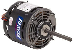 US Motors - 3/4 hp, OPAO Enclosure, Auto Thermal Protection, 1,075 RPM, 115 Volt, 60 Hz, Single Phase Permanent Split Capacitor (PSC) Motor - Size 48YZ Frame, Ring/Stud Mount, 4 Speed, Ball Bearings, 8.1 Full Load Amps, B Class Insulation, Reversible - Exact Tool & Supply