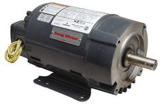 US Motors - 2 hp, ODP Enclosure, No Thermal Protection, 1,740 RPM, 208-230/460 Volt, 50/60 Hz, DripProof, Premium Efficiency Motor - Size 145TC Frame, C-Face Mount, 1 Speed, Ball Bearings, 5.9-5.5/2.8 Full Load Amps, F Class Insulation - Exact Tool & Supply