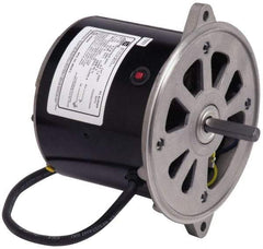 US Motors - 1/4 hp, ODP Enclosure, Manual Thermal Protection, 3,450 RPM, 115 Volt, 60 Hz, Split Phase Motor - Size 48N Frame, N-Flange Mount, 1 Speed, Sleeve Bearings, 3.7 Full Load Amps, A Class Insulation, Reversible - Exact Tool & Supply