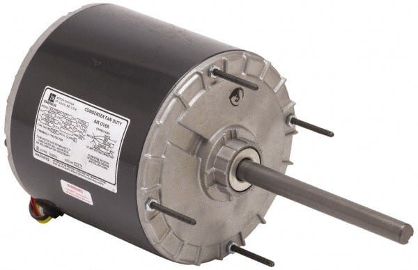 US Motors - 3/4 hp, OAO Enclosure, Auto Thermal Protection, 1,075 RPM, 208/230 Volt, 60 Hz, Single Phase Permanent Split Capacitor (PSC) Motor - Exact Tool & Supply