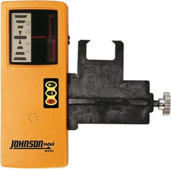 Johnson Level & Tool - Laser Level 9 V Battery, Laser Detector - Use With Red Beam Rotary Laser - Exact Tool & Supply