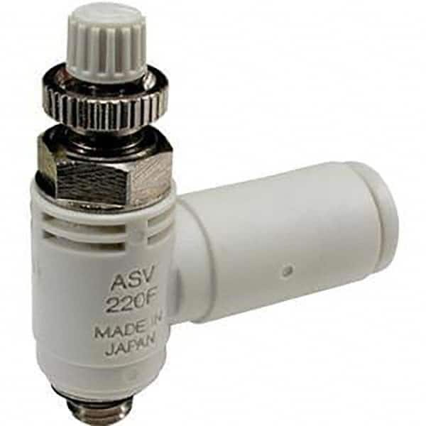 SMC PNEUMATICS - Speed & Flow Control Valves Valve Type: Quick Exhaust Valve Male Thread Size: 3/8 NPT - Exact Tool & Supply