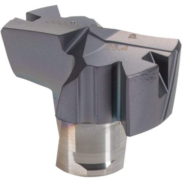 Iscar - Series FCP, 25.4mm Diam Grade IC908 Replaceable Drill Tip - Carbide, TiAlN/TiN Finish, 25 Seat Size - Exact Tool & Supply