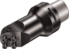 Sandvik Coromant - 32mm Bore Diam, 63mm Body Diam x 100mm Body Length, Boring Bar Holder & Adapter - 4.08" Screw Thread Lock, 3-15/16" Bore Depth, Internal Coolant - Exact Tool & Supply