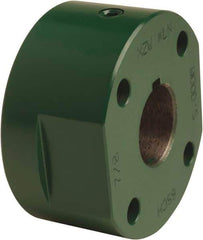 TB Wood's - 2-1/8" Bore, 1/2" x 1/4" Keyway Width x Depth, 5-1/4" Hub, 11 Flexible Coupling Hub - 5-1/4" OD, 2-23/32" OAL, Cast Iron, Order 2 Hubs, 2 Flanges & 1 Sleeve for Complete Coupling - Exact Tool & Supply
