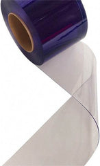 Aleco - Clear Replacement Vinyl Strip Standard Dock Curtain Strips - 24" Wide x 60' Long x 0.16" Thick, PVC - Exact Tool & Supply