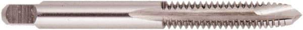 Regal Cutting Tools - #8-32 UNC, 2 Flute, Bright Finish, Solid Carbide Spiral Point Tap - Plug Chamfer, Right Hand Thread, 2-1/8" OAL, 3/4" Thread Length, 0.168" Shank Diam, 2B Class of Fit - Exact Tool & Supply