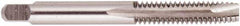 Regal Cutting Tools - 1/2-13 UNC, 3 Flute, Bright Finish, Solid Carbide Spiral Point Tap - Bottoming Chamfer, Right Hand Thread, 3-3/8" OAL, 1-21/32" Thread Length, 0.367" Shank Diam, 3B Class of Fit - Exact Tool & Supply