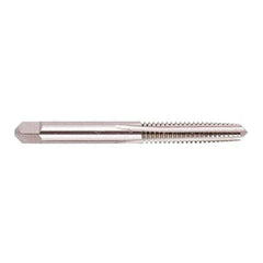 Regal Cutting Tools - #10-24 UNC 2B 4 Flute Bright Finish Solid Carbide Straight Flute Standard Hand Tap - Plug, Right Hand Thread, 2-3/8" OAL, 7/8" Thread Length, H3 Limit, Oversize - Exact Tool & Supply
