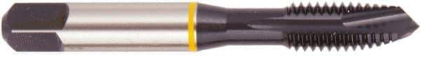 Regal Cutting Tools - M22x2.50 Metric, 3 Flute, Oxide Finish, Vanadium High Speed Steel Spiral Point Tap - Plug Chamfer, Right Hand Thread, 4-11/16" OAL, 0.697" Shank Diam, Series Triple Crown - Exact Tool & Supply