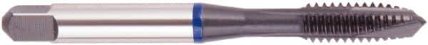 Regal Cutting Tools - 1-3/8 - 6 UNC, 4 Flute, Oxide Finish, Vanadium High Speed Steel Spiral Point Tap - Plug Chamfer, Right Hand Thread, 6-1/16" OAL, 1.108" Shank Diam, 3B Class of Fit, Series Triple Crown - Exact Tool & Supply