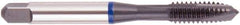 Regal Cutting Tools - 1-12 UNF, 3 Flute, Oxide Finish, Vanadium High Speed Steel Spiral Point Tap - Plug Chamfer, Right Hand Thread, 5-1/8" OAL, 1-1/2" Thread Length, 0.8" Shank Diam, 3B Class of Fit, Series Triple Crown - Exact Tool & Supply