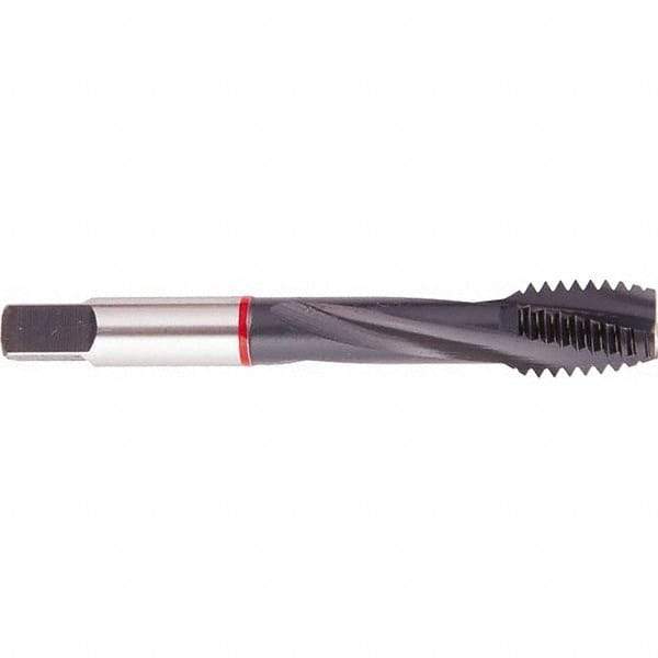 Regal Cutting Tools - #4-40 UNC 3 Flute 2B Bottoming Spiral Flute Tap - Powdered Metal, Oxide Finish, Right Hand Flute, Right Hand Thread, H2, Series Triple Crown - Exact Tool & Supply