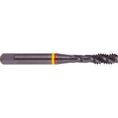 Regal Cutting Tools - 3/8-16 UNC 3 Flute 2B Bottoming Spiral Flute Tap - Powdered Metal, Oxide Finish, Right Hand Flute, Right Hand Thread, H5, Series Triple Crown - Exact Tool & Supply