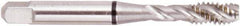 Regal Cutting Tools - 7/16-14 UNC 3 Flute 2B Bottoming Spiral Flute Tap - High Speed Steel, Bright Finish, Right Hand Flute, Right Hand Thread, H5, Series Triple Crown - Exact Tool & Supply