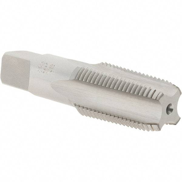 Regal Cutting Tools - 1/2-14" BSPT, 4 Flutes, Plug Chamfer, Bright Finish, High Speed Steel British Standard Pipe Tap - Exact Tool & Supply