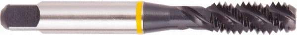 Regal Cutting Tools - #10-24 UNC 3 Flute 2B Bottoming Spiral Flute Tap - High Speed Steel, Oxide Finish, Right Hand Flute, Right Hand Thread, H3, Series Triple Crown - Exact Tool & Supply