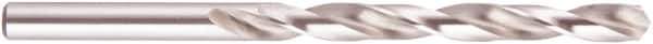 National Twist Drill - Letter X 118° High Speed Steel Jobber Drill - Bright Finish, Right Hand Cut, Spiral Flute, Straight Shank, 5-1/8" OAL - Exact Tool & Supply