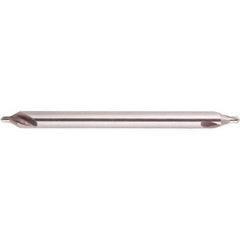 National Twist Drill - #1 Plain Cut 60° Incl Angle High Speed Steel Combo Drill & Countersink - Exact Tool & Supply