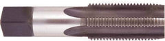 Regal Cutting Tools - 1-3/4 - 8 UNS 6 Flute Bright Finish High Speed Steel Straight Flute Standard Hand Tap - Taper, Right Hand Thread, 7" OAL, 3-3/16" Thread Length, H6 Limit, Oversize - Exact Tool & Supply