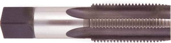 Regal Cutting Tools - 1-3/4 - 8 UNS 6 Flute Bright Finish High Speed Steel Straight Flute Standard Hand Tap - Plug, Right Hand Thread, 7" OAL, 3-3/16" Thread Length, H6 Limit, Oversize - Exact Tool & Supply