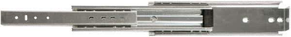 Knape & Vogt - 60" Slide Length, 60" Travel Length, Steel Drawer Slide - 3.13" Wide, 1-3/4" High, 500 Lb Capacity at Full Extension, Zinc Finish - Exact Tool & Supply