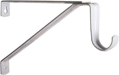 Knape & Vogt - 500 Lb Capacity, Epoxy Coated, Shelf & Pole Support Bracket - 14.380" Long, 5" High, 10" Wide - Exact Tool & Supply
