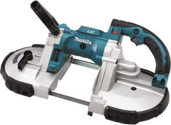 Makita - 18 Volt, 44-7/8" Blade, 530 SFPM Cordless Portable Bandsaw - 4-3/4" (Round) & 4-3/4 x 4-3/4" (Rectangle) Cutting Capacity, Lithium-Ion Battery Not Included - Exact Tool & Supply