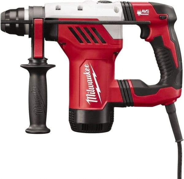 Milwaukee Tool - 120 Volt 1-1/8" SDS Plus Chuck Electric Rotary Hammer - 0 to 5,500 BPM, 0 to 1,500 RPM, Reversible - Exact Tool & Supply