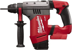 Milwaukee Tool - 18 Volt 1-1/8" SDS Plus Chuck Cordless Rotary Hammer - 0 to 5,000 BPM, 0 to 1,300 RPM, Reversible - Exact Tool & Supply