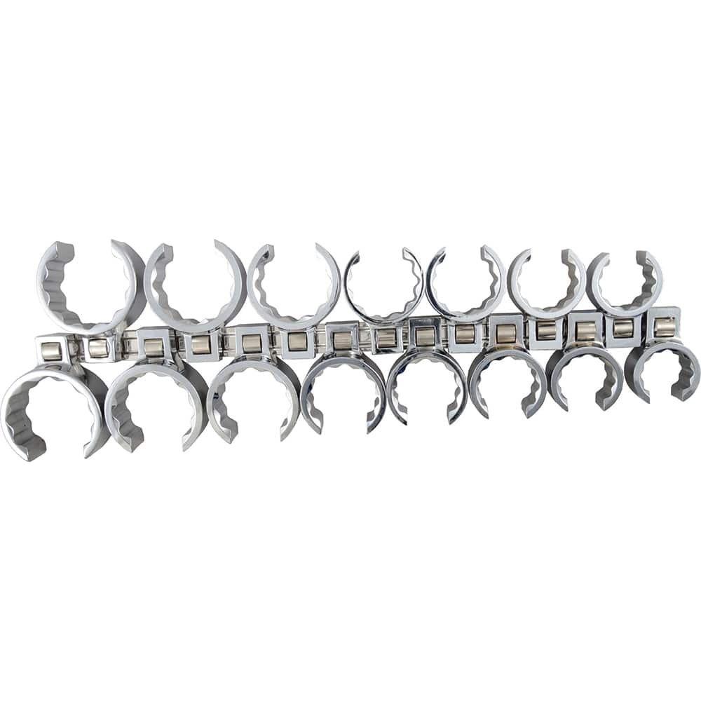 Martin Tools - Crowfoot Wrench Sets; Tool Type: Crowfoot ; Drive Size (Inch): 3/8 ; Size Range (Inch): 15.00 - 26.00 ; Size Range (mm): 15.00 - Exact Tool & Supply