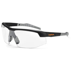 SkoLL Clear Lens Matte Black Safety Glasses - Exact Tool & Supply