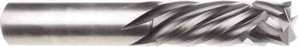 SGS - 1/4" Cutting Diam x 1" Length of Cut, 4 Flute, Compression Spiral Router Bit - Uncoated, Right Hand Cut, Solid Carbide, 2-1/2" OAL x 1/4" Shank Diam, Square End - Exact Tool & Supply