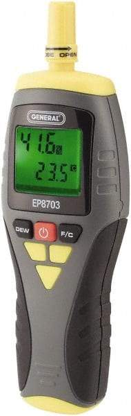 General - 14 to 122°F, 0 to 99.9% Humidity Range, Thermo-Hygrometer - Exact Tool & Supply