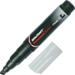 Ability One - Markers & Paintsticks; Type: Permanent Marker ; Color: Black ; Ink Type: Water Base ; Tip Type: Chisel - Exact Tool & Supply