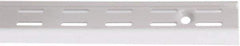 Knape & Vogt - 450 Lb Capacity, Epoxy Coated, Double Slot Standards Bracket - 48" Long, 1" High, 1" Wide - Exact Tool & Supply