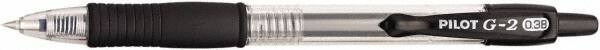 Pilot - Conical Roller Ball Pen - Black - Exact Tool & Supply
