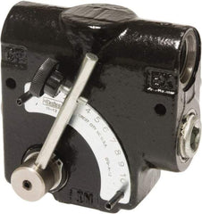 Parker - 30 GPM 3/4 Inlet Cast Iron Hydraulic Control Valve - 1-1/16 - 12 Thread, 3,000 psi, 1.85" Wide x 4.56" Long - Exact Tool & Supply